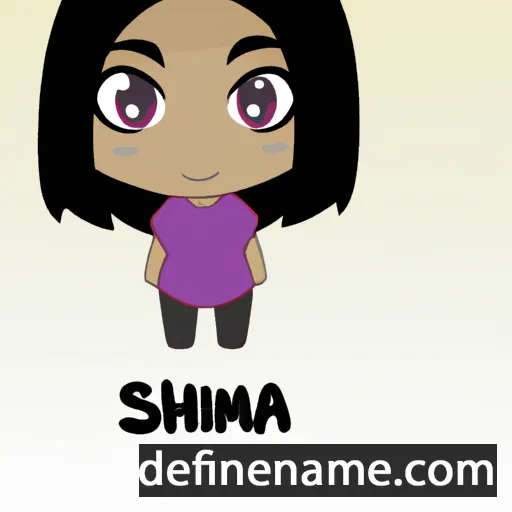 cartoon of the name Shima