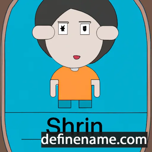 cartoon of the name Shiran