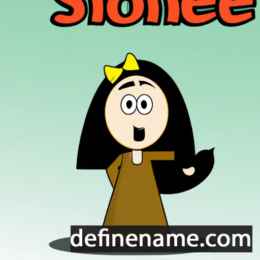 cartoon of the name Sholeh