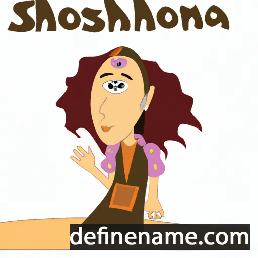 Shoshona cartoon