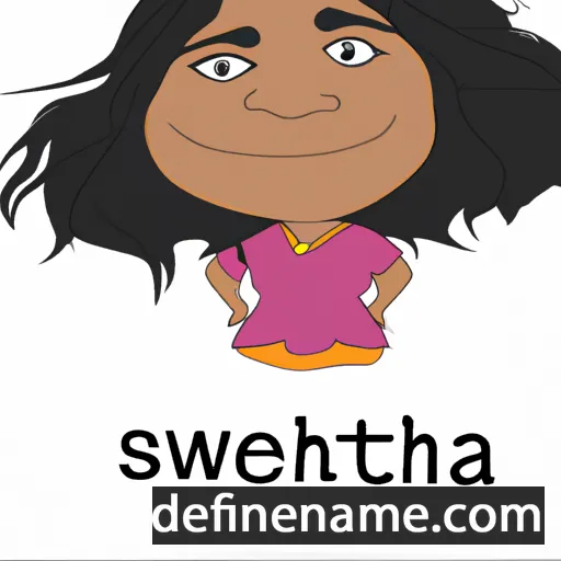 Shwetha cartoon