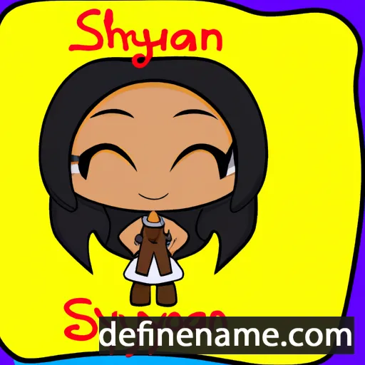 Shyann cartoon