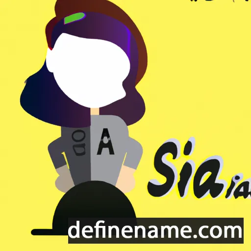 Sia cartoon