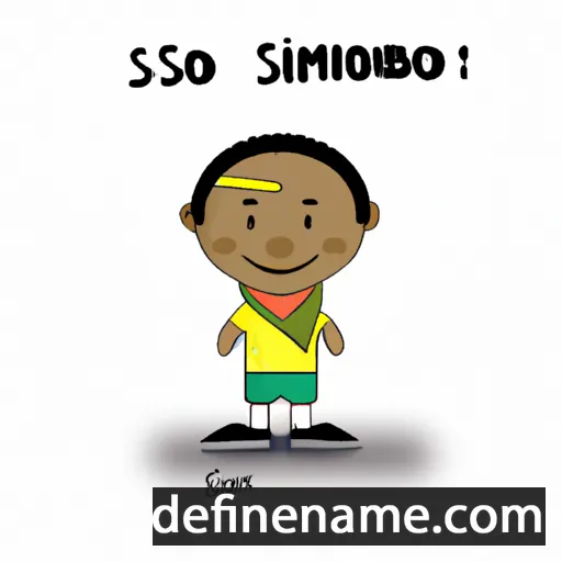 Siboniso cartoon