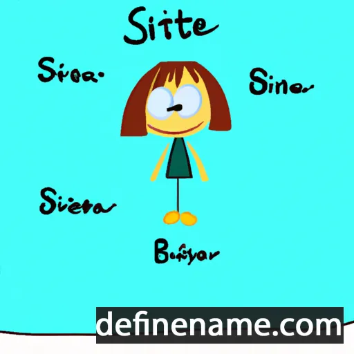 Sibrette cartoon