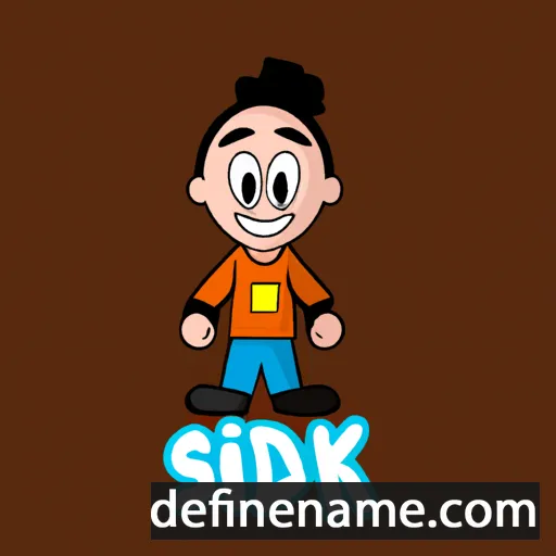 Sidik cartoon