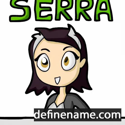 Siearra cartoon