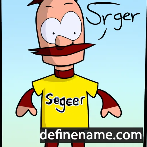 Sigeræd cartoon