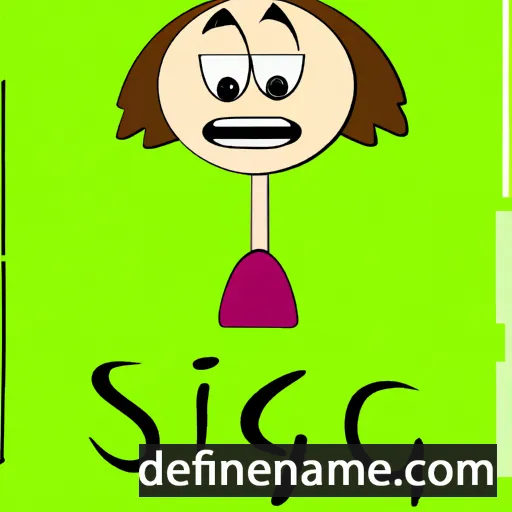 cartoon of the name Sigi