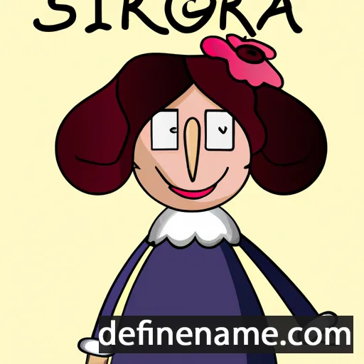 Signora cartoon