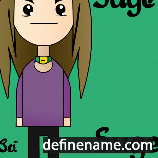 Sigune cartoon