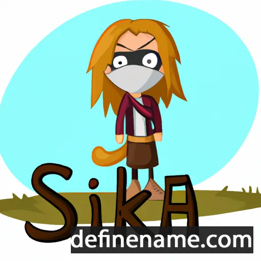 Sikká cartoon