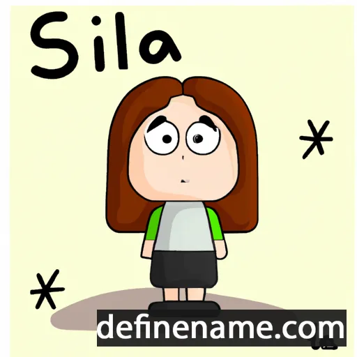 Silla cartoon