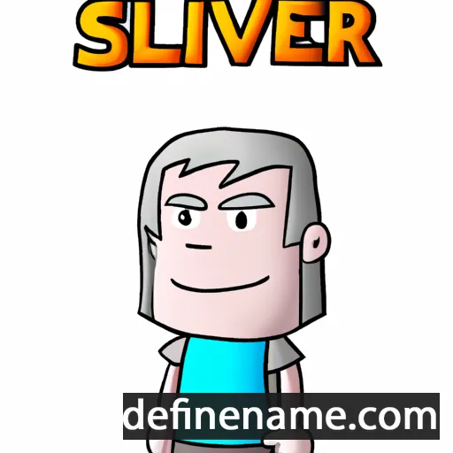 cartoon of the name Silver