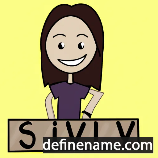 Silvy cartoon