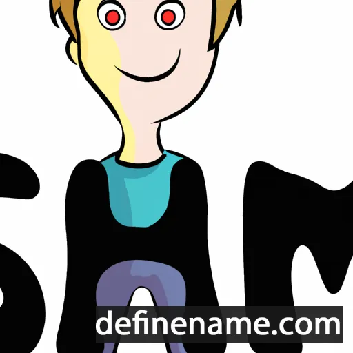 cartoon of the name Simen