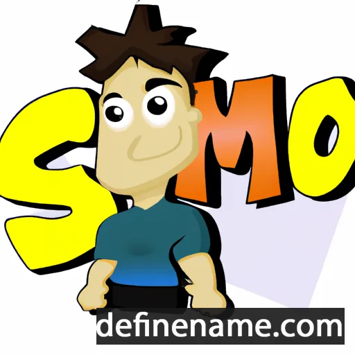 cartoon of the name Simo