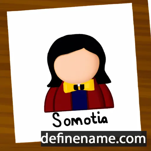 Simoneta cartoon