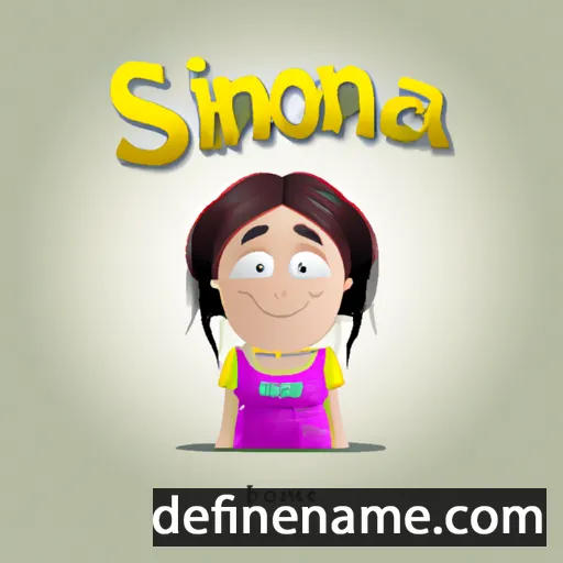 Simoona cartoon