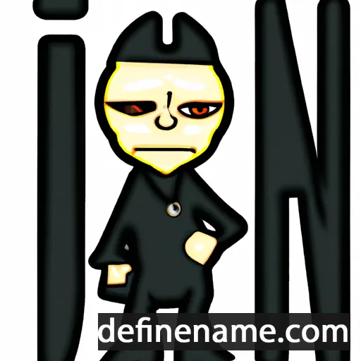 cartoon of the name Sin