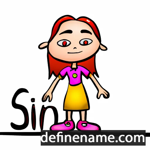 cartoon of the name Sina