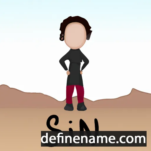 cartoon of the name Sinai