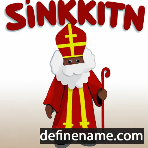 Sinterklaas cartoon