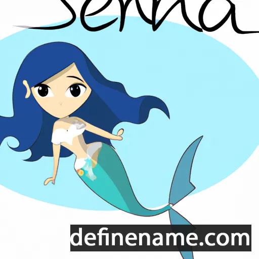 cartoon of the name Sirena