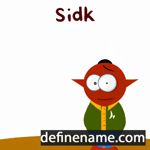 Sitdik cartoon