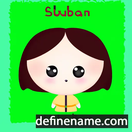 Siubhán cartoon