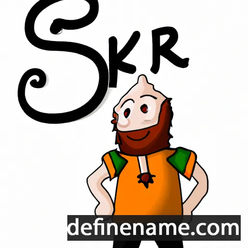 Skári cartoon