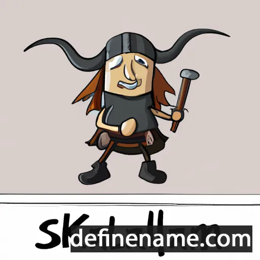 Skallagrim cartoon