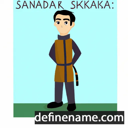 Skandar cartoon