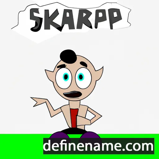 Skarpi cartoon