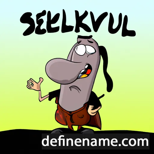 Skjelluv cartoon