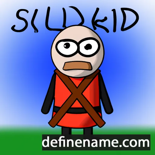 Skjöldur cartoon