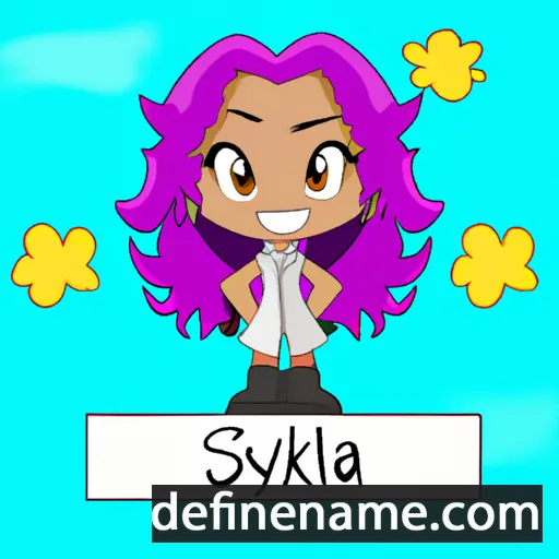 Skylah cartoon