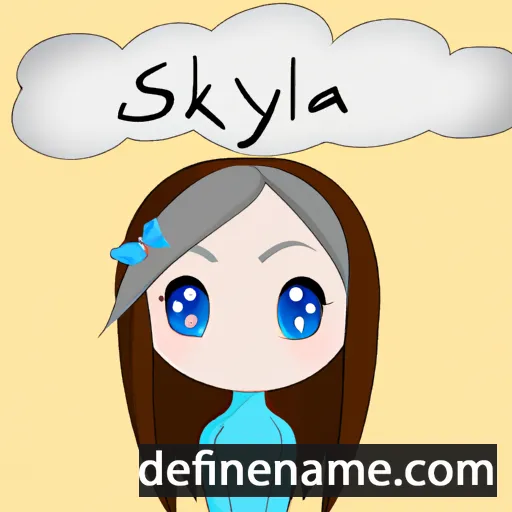 Skylia cartoon