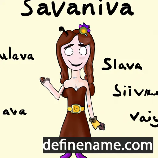 Slaviana cartoon