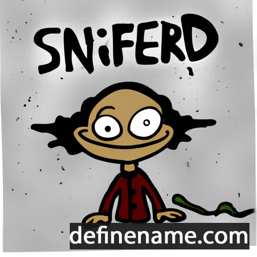 Snefrid cartoon