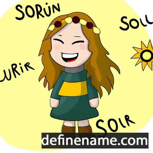 Sólbrún cartoon