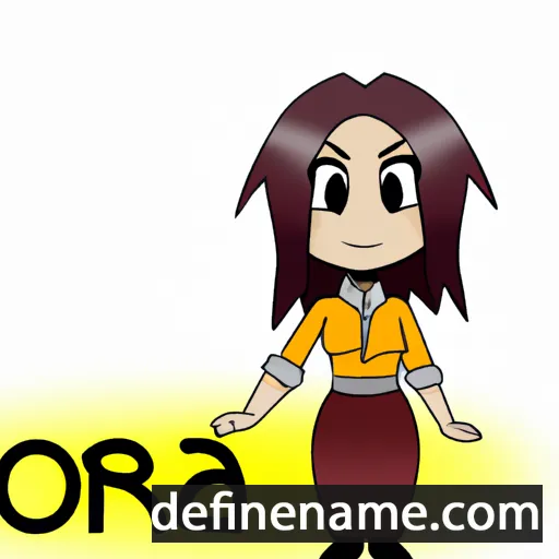 cartoon of the name Soara