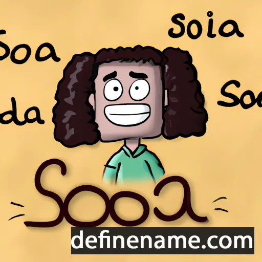 Sojá cartoon