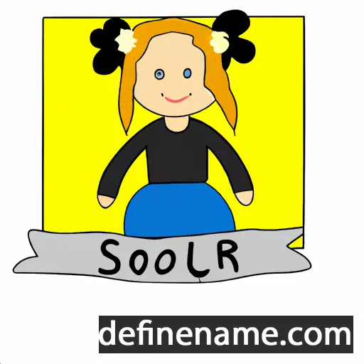 Solbjørg cartoon