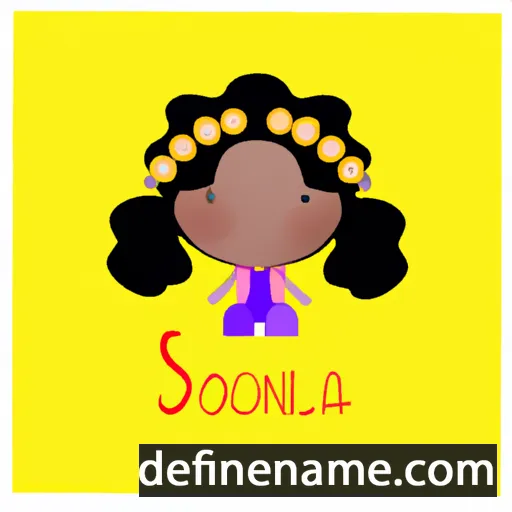 Soléna cartoon