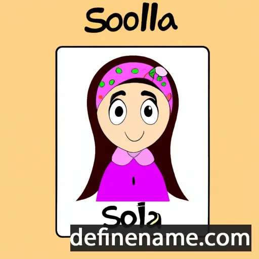 Soliha cartoon