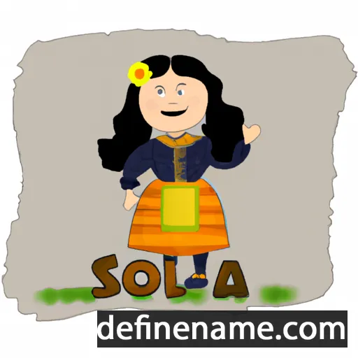 Soljá cartoon