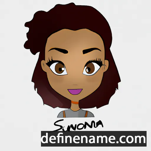 Sonequa cartoon