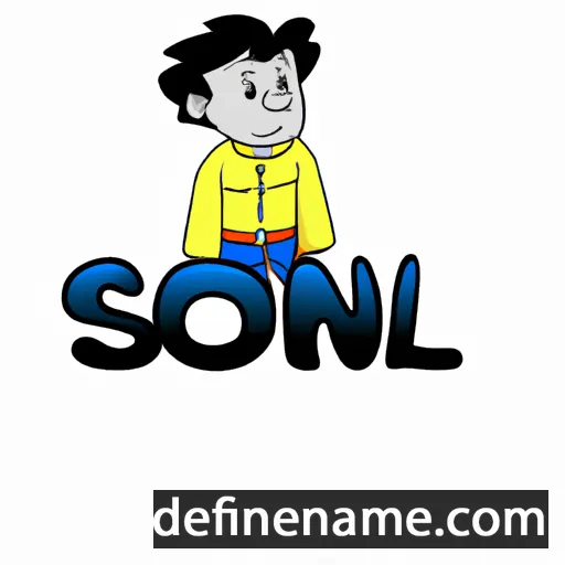 Sonil cartoon