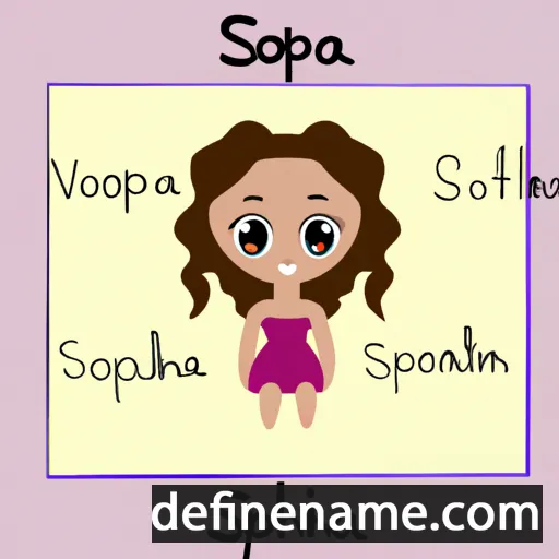 Sopheia cartoon